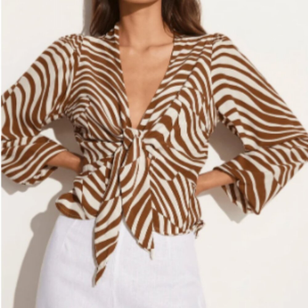 Faithfull the Brand Sarin Top - Sol Print